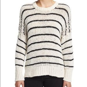 Iro Paris - Odessa black & white distressed sweater